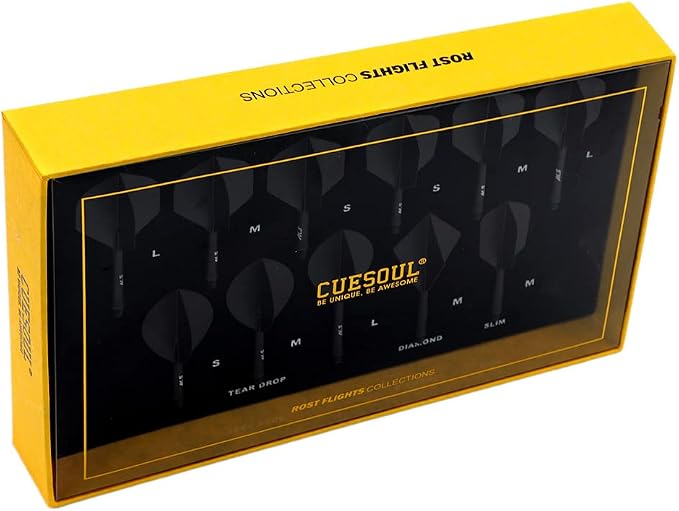 CUESOUL ROST Dart Flights Collection,Include All Shapes and Sizes