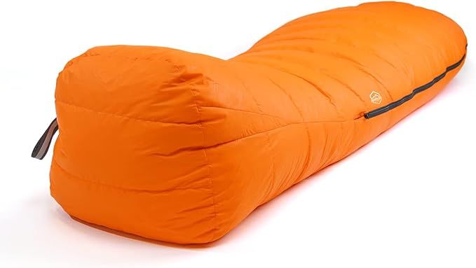 ZOOOBELIVES 10 Degree Down Sleeping Bag for Adults, 4-Season Cold-Weather Mummy Bag, Roomy Fit, 550+ Fill Power Warmth, Lightweight & Compressible for Car Camping, Backpacking & Hunting - AlpliveD1500