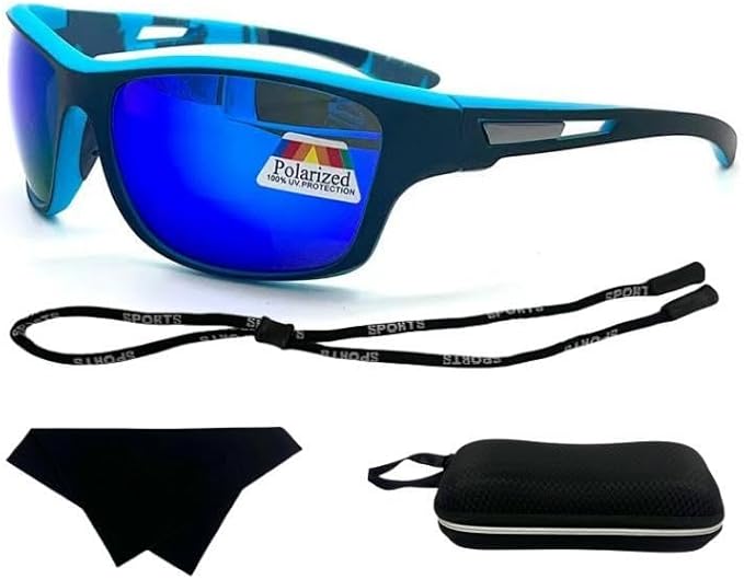 Poarlized Bifocal Sunglasses for Women Men Retainer Sports Wrap Fishing Cycling Driving 1.50 1.75 2.00 2.5