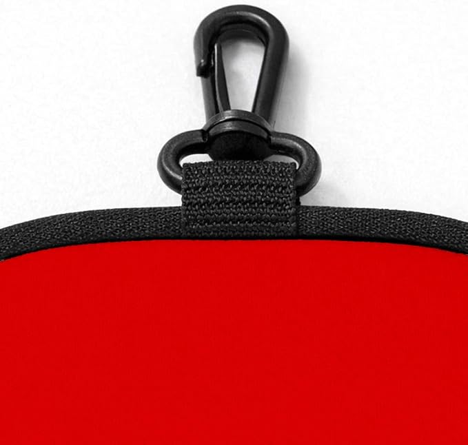 ExpressItBest Pickleball Paddle Cover, Neoprene Paddle Protector with Zipper and Snap Hook, Fits Most Standard Pickleball Paddles