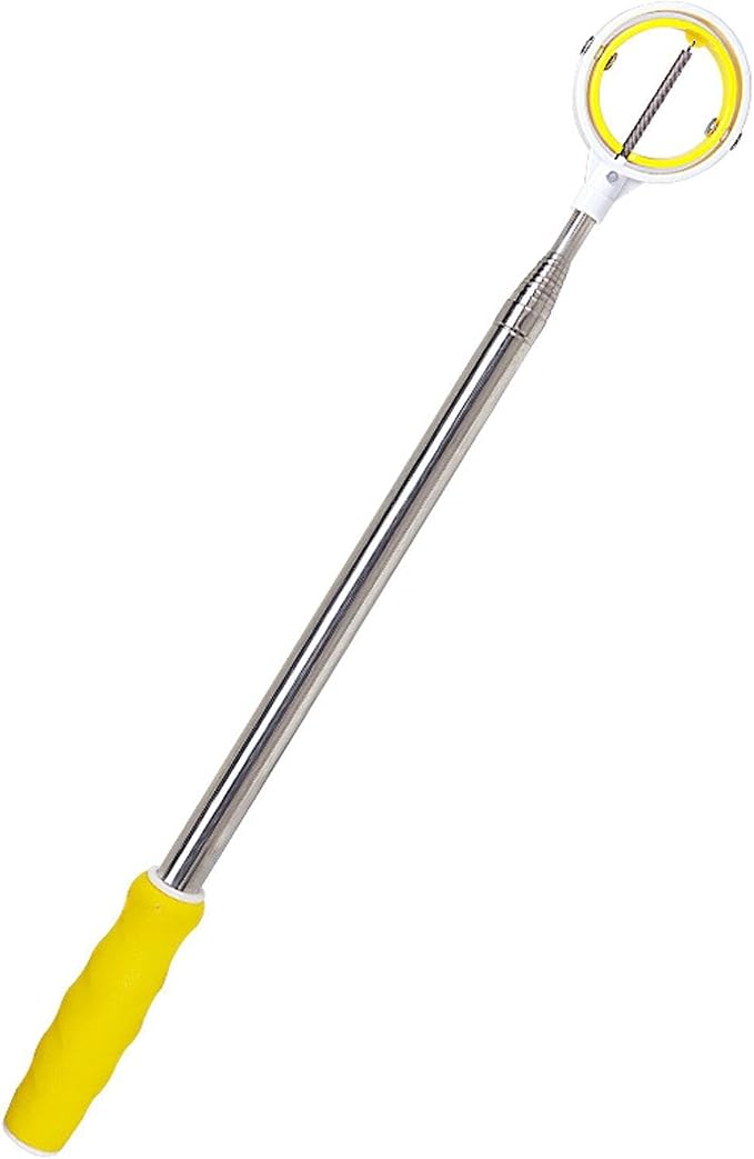 harayaa Golf Ball Retriever Stainless Steel Ball Picker Ball Grabber Golf Accessories Portable Putter Handle Tool Suitable for Course Practice HOM