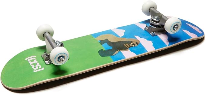 [CCS] Mini Skateboard for Kids & Youth | 7” Wide | Maple Wood | Fully Assembled with Skate Tool & Stickers | Boys & Girls