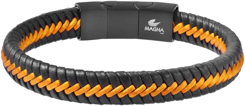 Men's Braided Genuine Leather Cord Bracelet