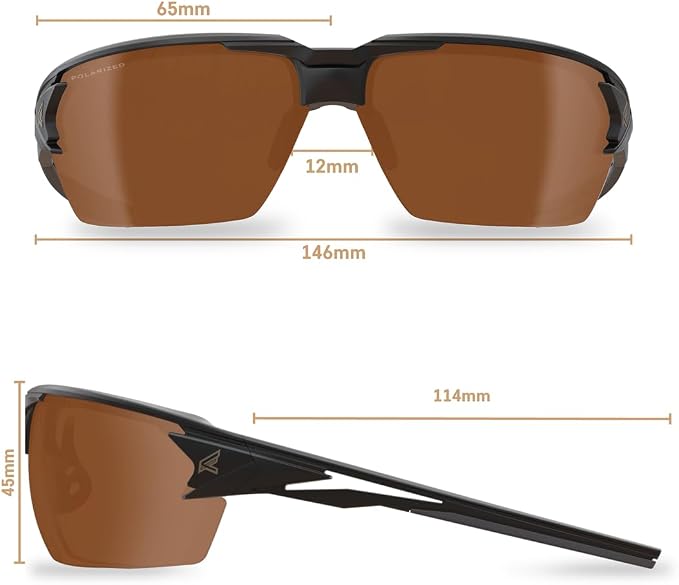 EDGE Pumori Z87 Safety Rated, Adjustable TPR With Anti-Slip Features, Flexible Polycarbonate Frames with Nylon Lenses