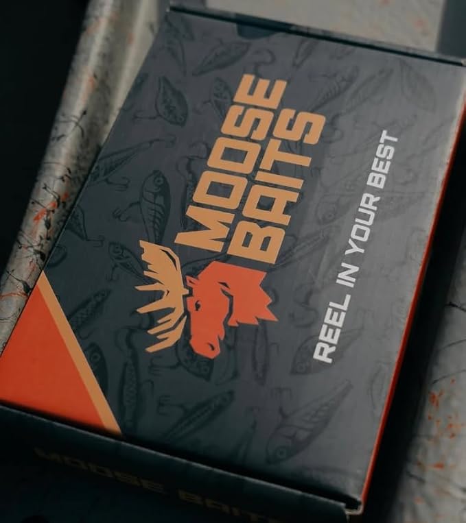 Moose Baits Bass Tackle Mystery Box- Bass Fishing Lures Kit - Lures for Largemouth & Smallmouth Bass - Fishing Gifts - No Subscription