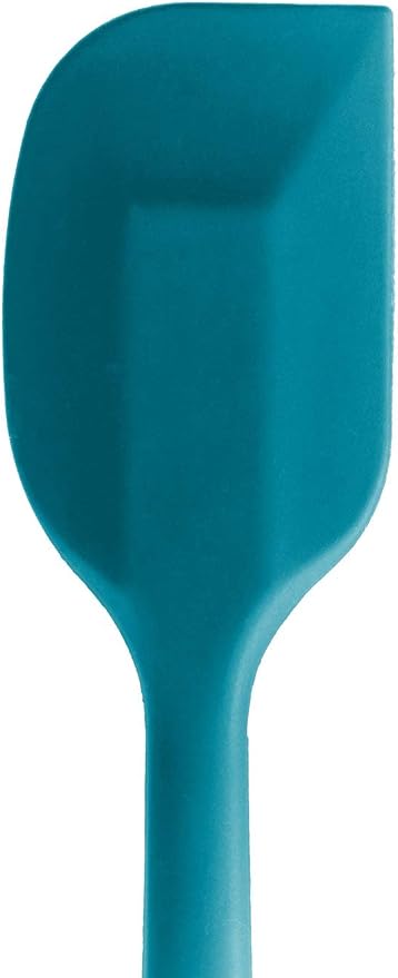 StarPack Basics Silicone Spatula (11.5"), High Heat Resistant to 480°F, Hygienic One Piece Design, Non Stick Rubber Cooking Utensil (Teal Blue)