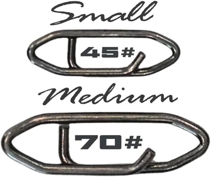 Top Water Co. Species Target Fishing Bundles – Premium Stainless Steel Speed Clips Assortment - (25 Pack)