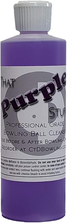 Creating the Difference That Purple Stuff Professional Grade Bowling Ball Cleaner | USBC Approved | Removes Dirt & Oil | Restores Tackiness and Performance