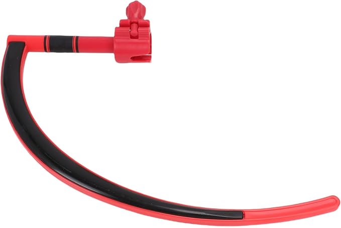 Keenso The Hanger Golf Training Aid, Golf Swing Aids Golf Training Equipment Swing Caddy Golf Swing Trainer Swing Trainer Rubber Improve Swing Posture Curved Portable Swing Training (Red)