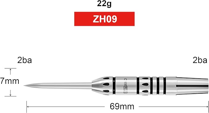 CyeeLife 21/23/26/28/30g Tungsten Steel Dart Barrels 90%