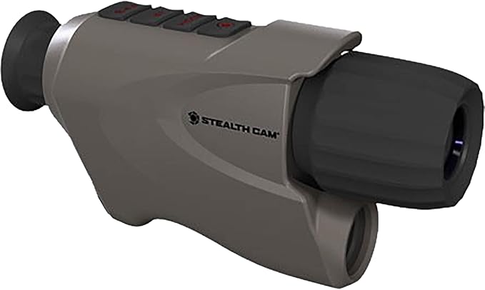 Stealth CAM Shockproof No-Slip 3x20mm HQ Objective Lens High-Resolution 9X Infrared Filter Low Light Night Hunting Digital Monocular
