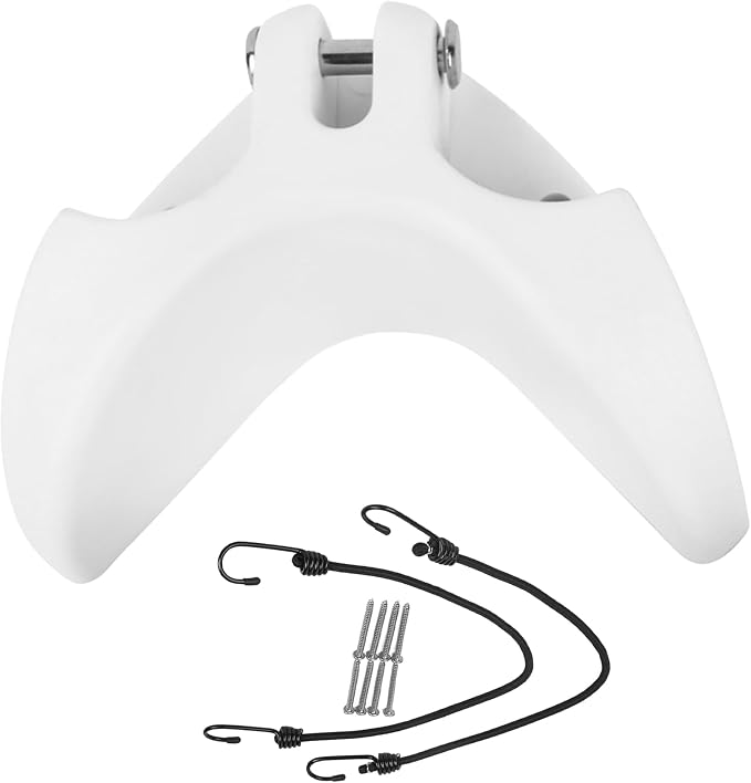 Boat Cooler Mounting Kit White Universal Cooler Tie Down Kit,Fits Most Brands Secures Stops Sliding Fast Removal , Include 4 Corner Pieces, 2 Quick-Connect Stretch Straps