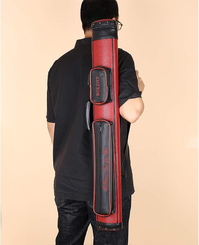2X2 Billiards Pool Cue Tube Carrying Case