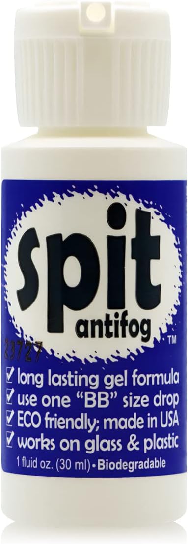 JAWS Spit Anti-Fog Gel Solution Defogger for Snorkel Mask, Scuba Divers, Paintball, Eye Wear, Sport Goggles, Made in the USA