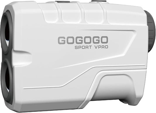 Gogogo Sport Vpro Golf Rangefinder 900 Yards Slope Laser Range Finder with Pinsensor & Flag-Lock, 6X Magnification, Pulse Tech