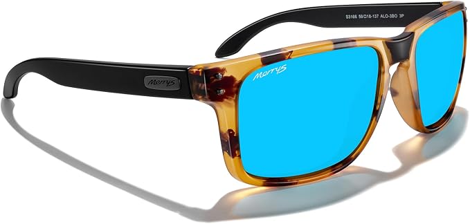 MERRY'S Polarized Square Sunglasses for Sports Driving Fishing Glasses UV400 Protection S3166