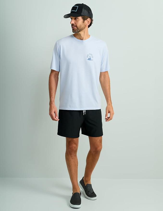 HUK Mens Performance Fishing Logo Tee, Short Sleeve T-Shirt for Men