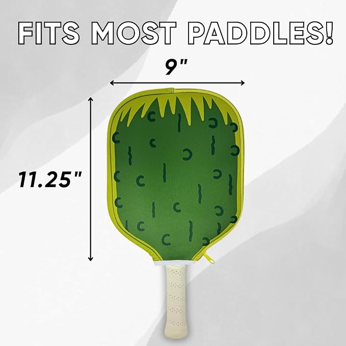 Neoprene Funny Pickleball Paddle Cover – Durable & Lightweight Protective Case with Hilarious Design, Fits Most Standard Paddles