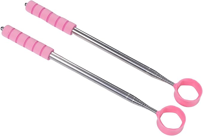 Golf Ball Retriever, 8.5ft Telescopic Stainless Steel Lightweight Golf Ball Grabber, Club Scooper with Anti Slip Handle for Water Hazards and Course Use