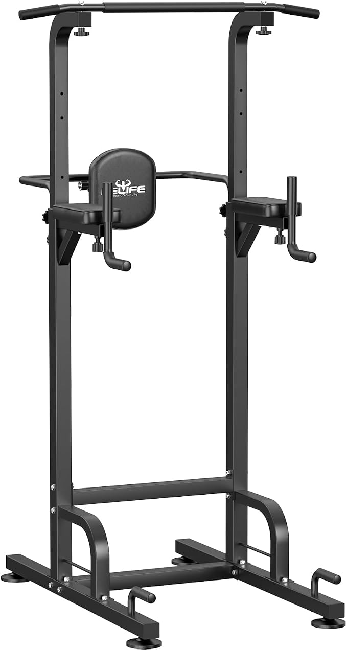 RELIFE Power Tower Pull Up Bar AB Workout Machine