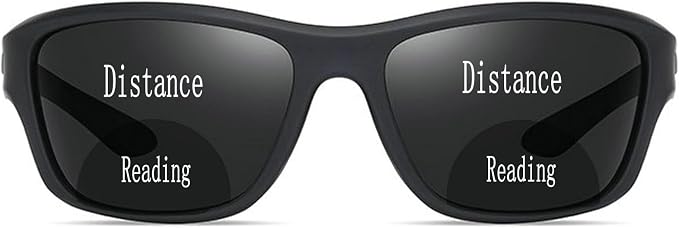 willochra Bifocal Sunglasses with Readers Built In Sporty Upgraded Wrap Frame Driving Reading Glasses for Outdoor UV400