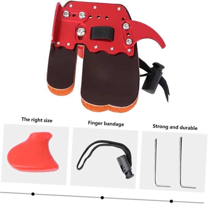 BESPORTBLE 2 Pcs Finger Braces Finger Protector Finger Sleeves Protective Hand Gear Bow and Arrow Finger Guard