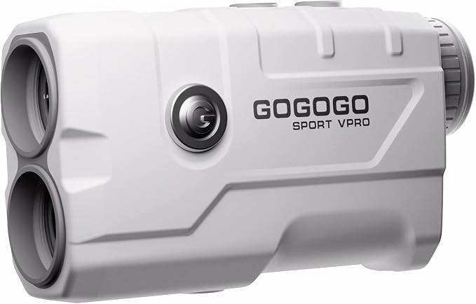 Gogogo Sport Vpro Golf Rangefinder 900 Yards Slope Laser Range Finder with Pinsensor & Flag-Lock, 6X Magnification, Pulse Tech