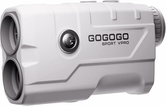 Gogogo Sport Vpro Golf Rangefinder 900 Yards Slope Laser Range Finder with Pinsensor & Flag-Lock, 6X Magnification, Pulse Tech