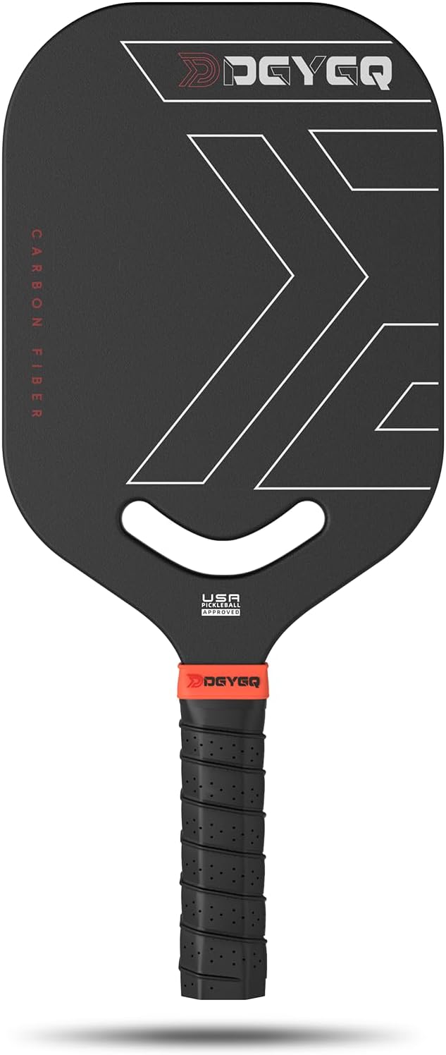 DGYGQ Pickleball Paddles with Polypropylene Honeycomb Core, T700SC Power Carbon Fiber Pickleball Paddle, Increased Power for Ultimate Spin & Consistency