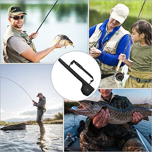 Lixada 31.1 Inch Fishing Rod Case - Portable Pole Storage Tube - Fly Fishing Bag