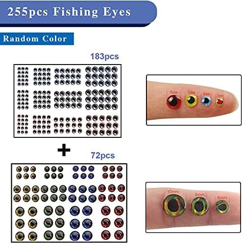 Unpainted Fishing Lures Making Kit DIY Crankbaits Minnow Kit - 321/355pcs Blank Hard Bait Lure Set Include Pliers Treble Hook Split Rings Lure Eyes Stickers Making Supplies Make Your Own Fishing Lures