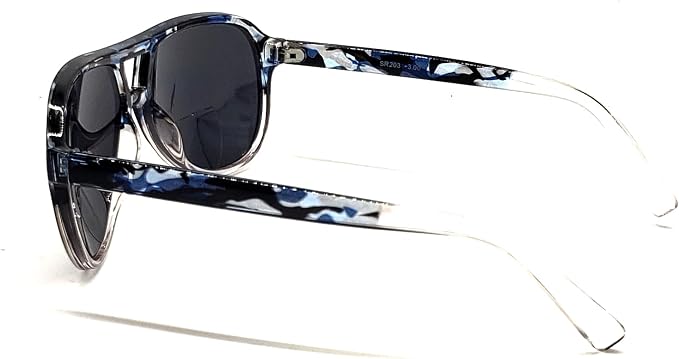 Polarized Bifocal Reading Glasses Blue Light Blocking Readers for Men Women Lightweight Aviator Retro