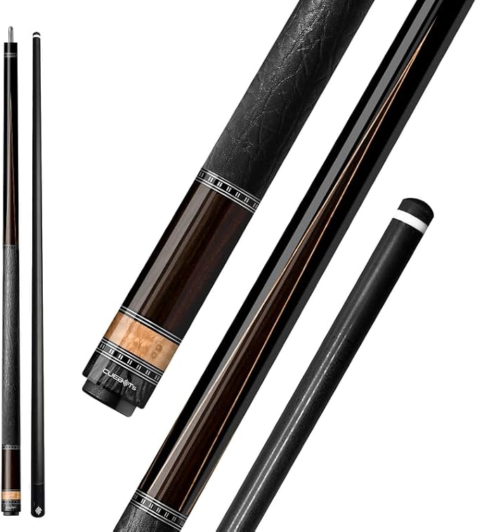 Series, Glass Fiber Pool Cue Stick, Uni-QR, 3/8-10, 5/16-18 Joint, Synthetic Leather Grip, 29" Glassfiber Shaft, 7-Layer Microfiber Tip
