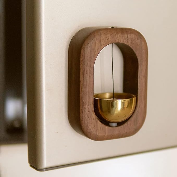 Shopkeepers Bell for Door Opening - Magnetic Attached Doorbell Chime for Business - Unique Office Ornaments and Hanging Decoration for Entrance, Fridge Sticker and Barn Door - Creative Present Small