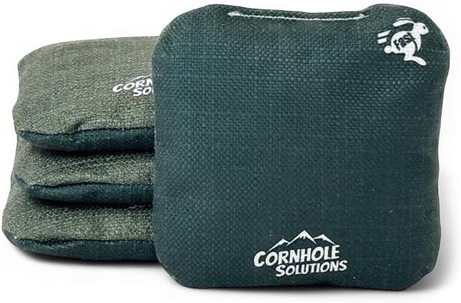 Cornhole Solutions Cornhole Bags Set of 8 – Regulation Pro Style 6x6 – Resin Filled + Tote Bag