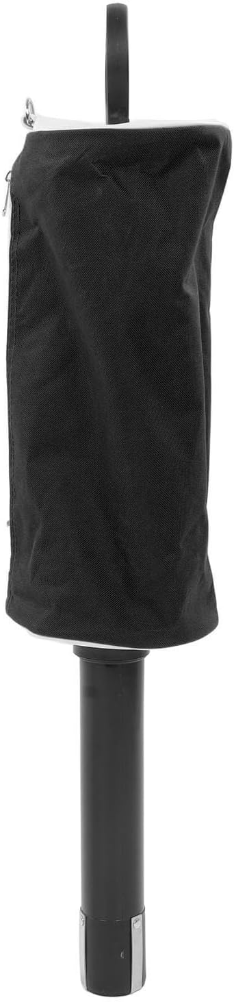 Ball Retriever with Detachable Tube | Holds 80 Balls | Rubber Handle & Nylon Bag | No Bend Pickup for Driving Range/Practice/Outdoor