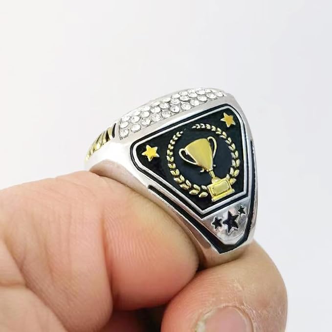 Size 7-14 Softball Baseball Championship Rings Basebll Ring Trophy Sport Ball Award Gift Winner Tournament Team