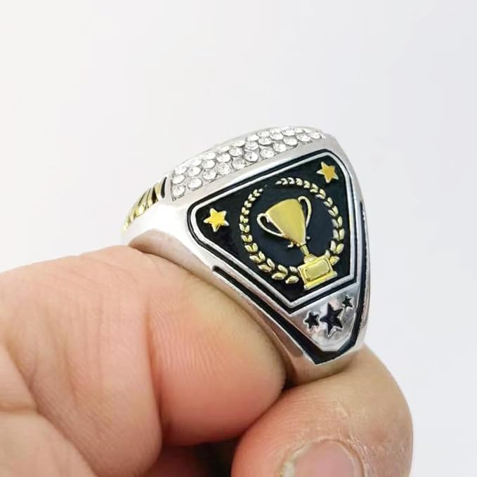 Size 7-14 Softball Baseball Championship Rings Basebll Ring Trophy Sport Ball Award Gift Winner Tournament Team