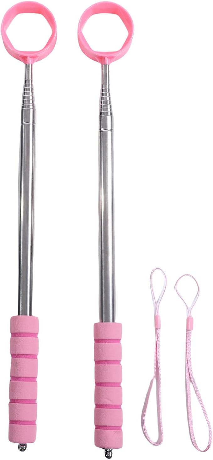 Golf Ball Retriever, 8.5ft Telescopic Stainless Steel Lightweight Golf Ball Grabber, Club Scooper with Anti Slip Handle for Water Hazards and Course Use