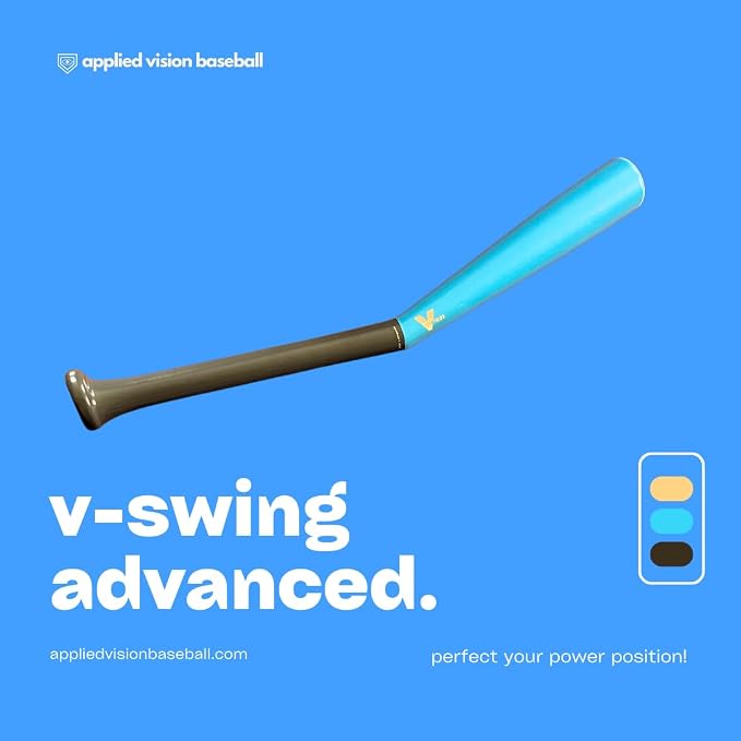 Applied Vision Sports V-Swing - The Ultimate Baseball & Softball Swing Trainer, Training Tool, and Batting Aid.