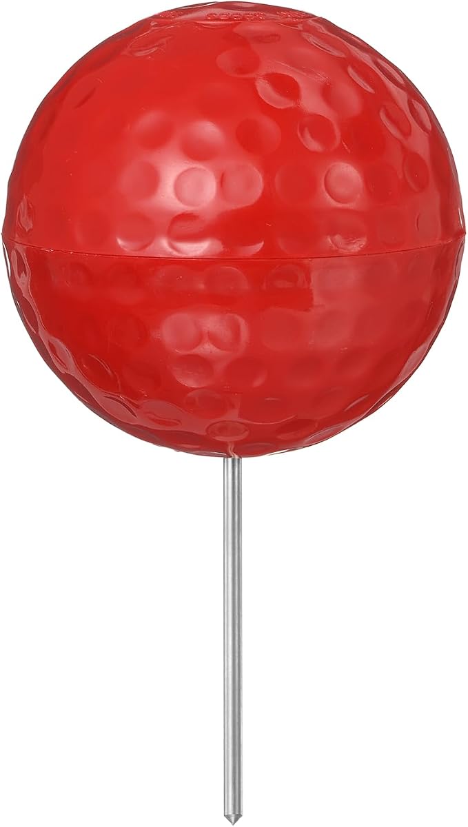 Golf Tee Markers, Plastic Position Ball Markers, Golf Ball Marker-Fitting for (Driving Range Boundary Markings/Area Markings)