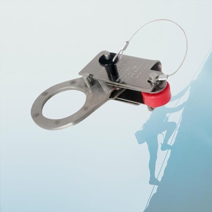 harayaa Rope Grab Arrest Ascender Stopper Security Gear Fall Protection Rope Protector for Rock Climbing Rappelling Outdoor