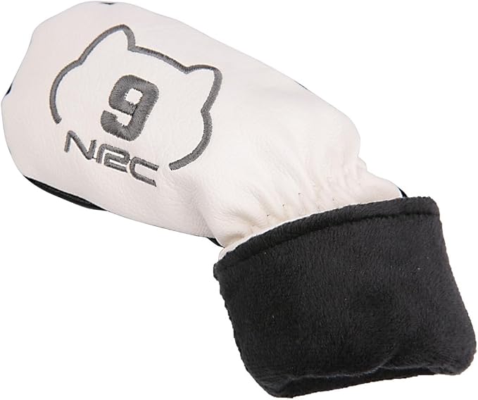 9pcs/Set Akita Dog Design Golf Club Iron Head Covers 4-9,P,S,A Fit Right Hand Irons
