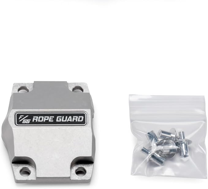 Factor 55 FlatLink Rope Guard for Synthetic Rope Protection, Silver