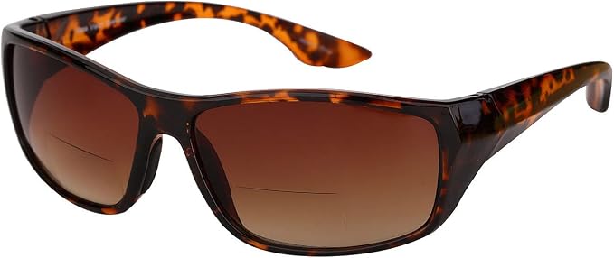 Mass Vision 'The Driver' 2 Pair of Unisex Bifocal Reading Sunglasses with High Definition Amber Lenses - UV400 Protection