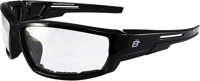 Birdz Eyewear Swoop Anti-Fog Padded Motorcycle Sunglasses Riding Glasses 3 Pairs Black Frame Lenses for Day & Night ANSI Z87 .1