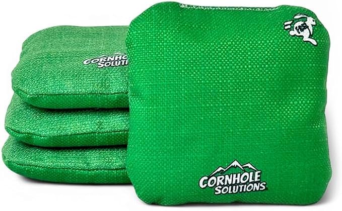Cornhole Solutions Cornhole Bags Set of 8 – Regulation Pro Style 6x6 – Resin Filled + Tote Bag