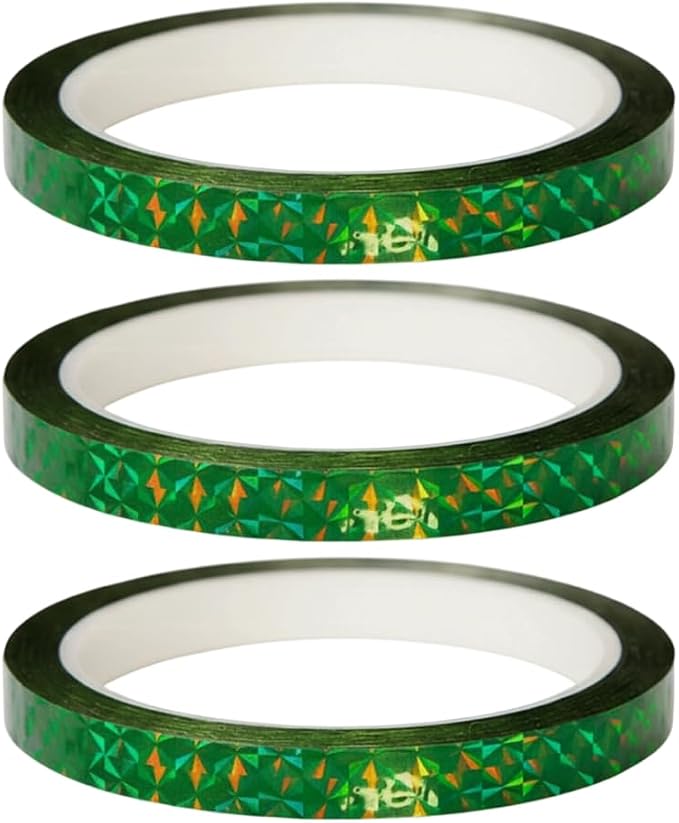 Fishing Lure Tape, 3 Rolls Reflective Fish Scales Film Adhesive Fishing Hard Lures Sticker for Freshwater Saltwater（3 * 50M）
