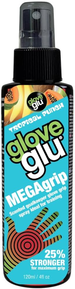 Gloveglu MEGAgrip Goalkeeper Glove Grip Spray | Advanced Goalkeeper Glove Palm Grip Reviver | Improved Catching & Better Ball Handling