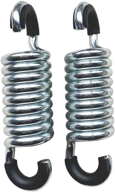 Spring Hook for Spring, Suitable for Garden Swings, Load Capacity 990 lbs, Hammock Swing Accessories, 5.12-Inch Galvanized Hooks, 2 Pieces